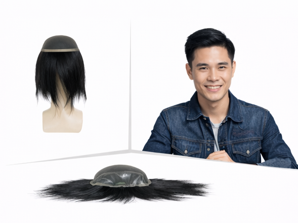 Srhairfeelers FRENCH LACE Q6 Hair Patch for Men