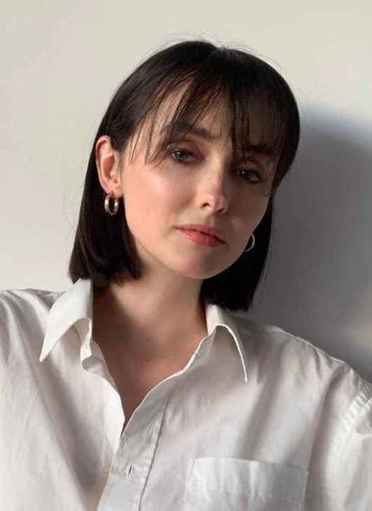 Srhairfeelers Full Head Wefted Wig With Bangs