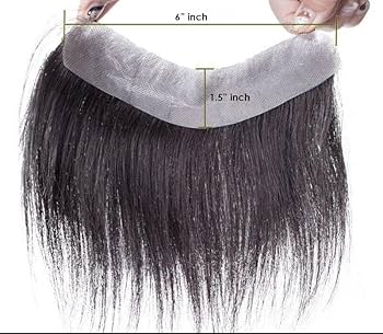 Srhairfeelers LACE FRONTAL Unisex Hairline Cover Up Hair Patch Hover