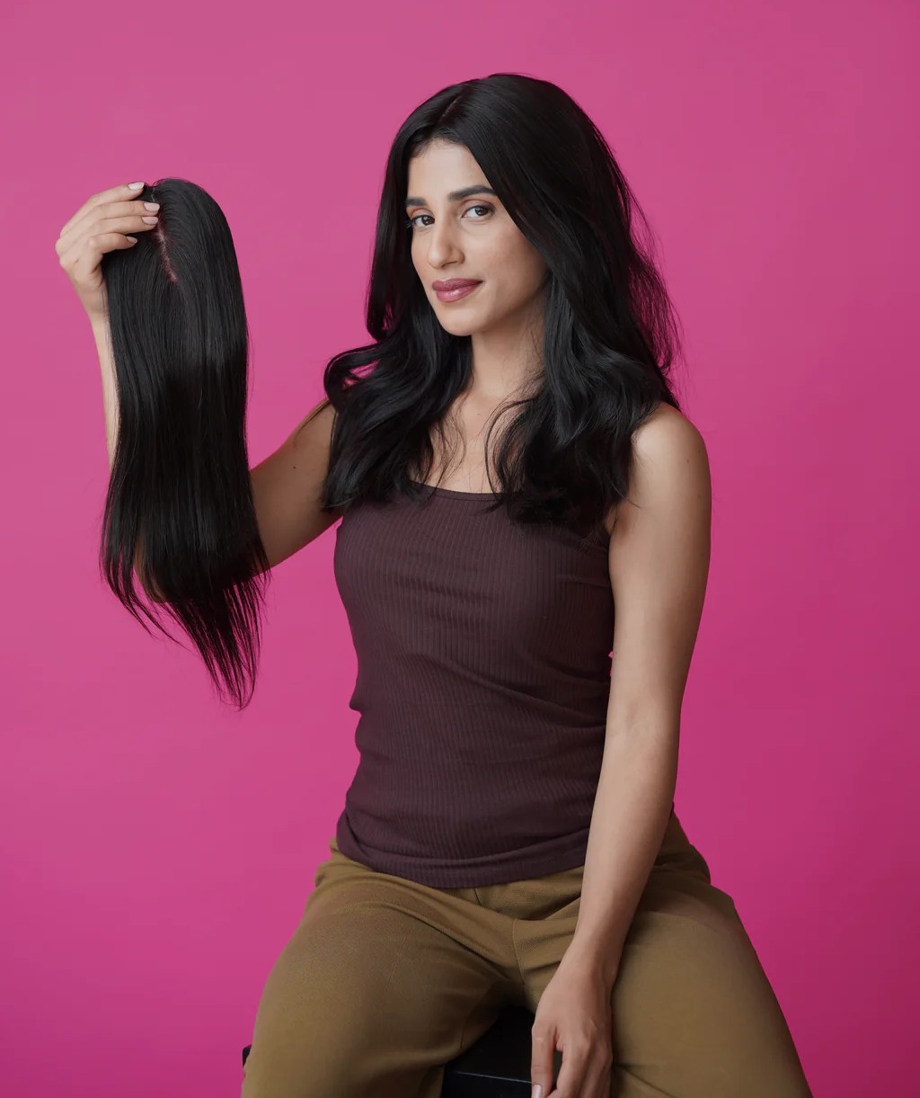 Srhairfeelers Pushed Back Bombshell Silk Base Topper Hover