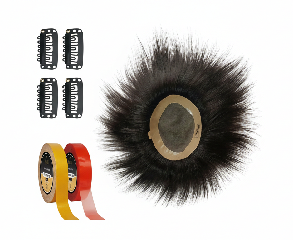 Srhairfeelers REGULAR MONO Hair Patch for Men